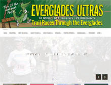 Tablet Screenshot of evergladesultras.com